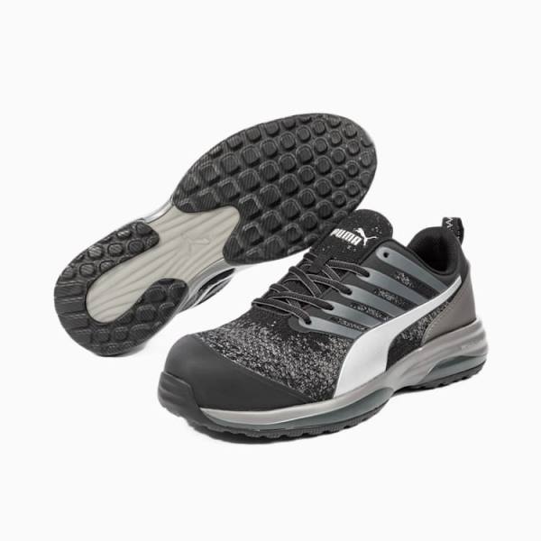 Pantofi Protectie Puma Charge Black Low S1P ESD HRO SRC Barbati Negrii | PM486RMX