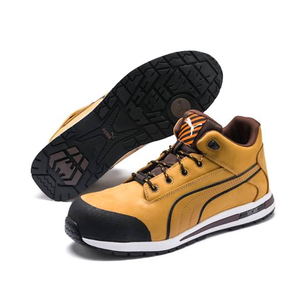 Pantofi Protectie Puma Dash Wheat Mid-High Barbati Maro | PM584KFI