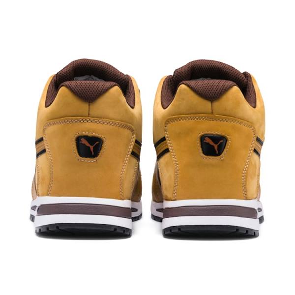 Pantofi Protectie Puma Dash Wheat Mid-High Barbati Maro | PM584KFI