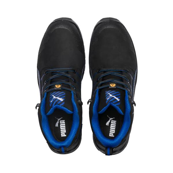 Pantofi Protectie Puma Krypton Blue Mid-High Barbati Negrii Albastri | PM043TKB