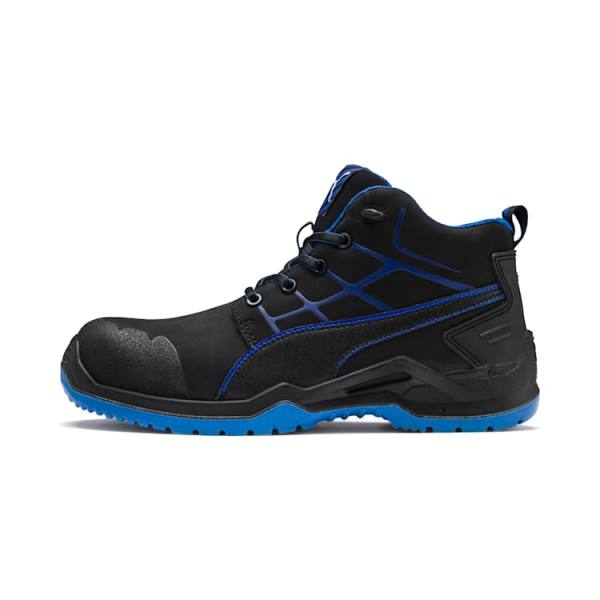 Pantofi Protectie Puma Krypton Blue Mid-High Barbati Negrii Albastri | PM043TKB