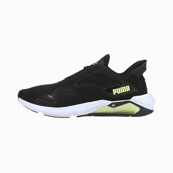 Pantofi Sport Puma LQDCELL Method Dama Negrii Galbeni Roz | PM705WFB