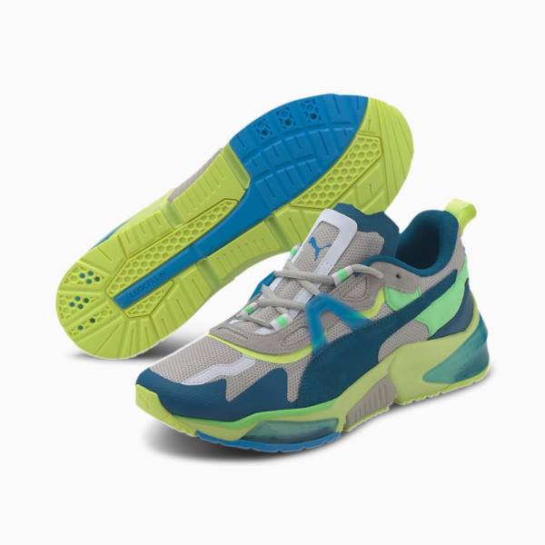 Pantofi Sport Puma Optic Pax LQDCELL Dama Gri Albastri | PM310QND