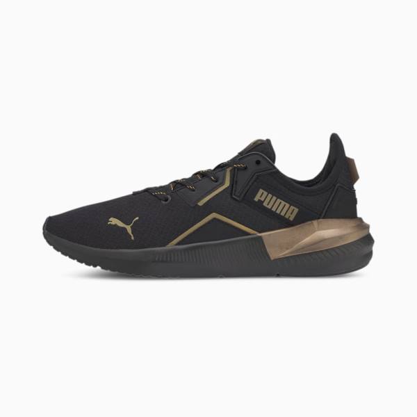 Pantofi Sport Puma Platinum Metallic Dama Negrii Aurii | PM246JWL