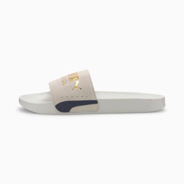 Sandale Puma Leadcat FTR Suede Classic Slides Dama Aurii | PM356XWA