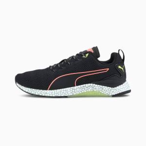 Adidasi Alergare Puma Hybrid Runner v2 Barbati Negrii Galbeni Albi | PM921FXY