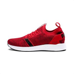 Adidasi Alergare Puma NRGY Neko Engineer Knit Barbati Rosii Albi Negrii | PM307AJQ