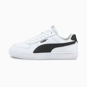 Adidasi Baschet Puma Caven Barbati Albi Negrii | PM186GIV