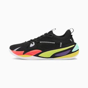 Adidasi Baschet Puma RS Dreamer Barbati Negrii Rosii | PM728JCD