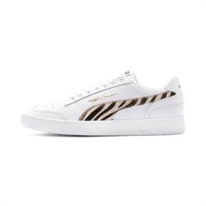 Adidasi Baschet Puma Ralph Sampson Lo Wild Barbati Albi Negrii Albi | PM354CWP