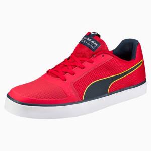 Adidasi Moto Puma Red Bull Racing Wings Vulc Barbati Rosii Albi | PM092TFQ