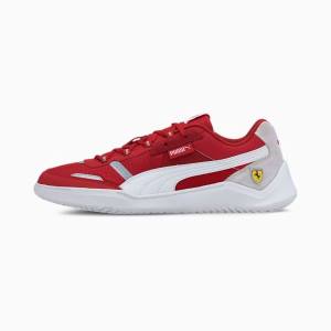 Adidasi Moto Puma Scuderia Ferrari Race DC Future Barbati Rosii Albi | PM146JWO