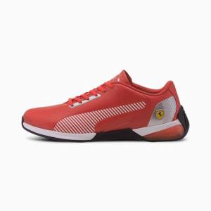 Adidasi Moto Puma Scuderia Ferrari Race Kart Cat-X Tech Dama Rosii Albi Negrii | PM387UNH