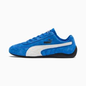 Adidasi Moto Puma SpeedCat Sparco Dama Albastri Albi | PM613QZU