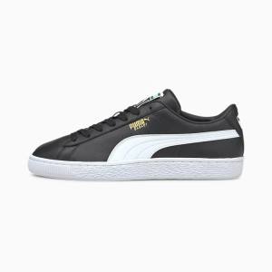 Adidași Puma Basket Classic XXI Barbati Negrii Albi | PM578VXF