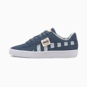 Adidași Puma Basket Panza T4C Youth Baieti Albastri Gri | PM463NLQ