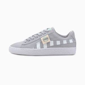 Adidași Puma Basket Panza T4C Youth Fete Gri Verzi | PM158ZXB