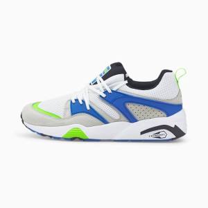 Adidași Puma Blaze of Glory Reverse Classics Dama Albi Negrii Albastri | PM529NVT