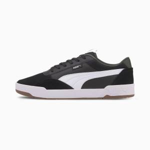 Adidași Puma C-Skate Dama Negrii Albi | PM472LQT