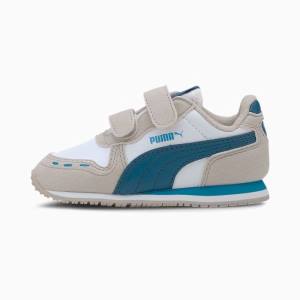 Adidași Puma Cabana Racer SL Baieti Albi Albastri | PM473JOS