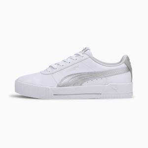 Adidași Puma Carina Meta20 Dama Albi Argintii | PM912MQK