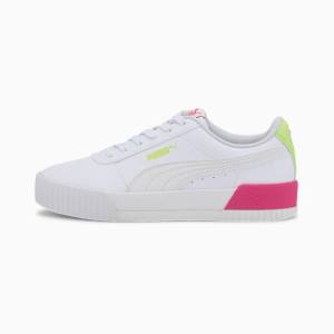 Adidași Puma Carina Vivid Youth Fete Albi | PM470CVF