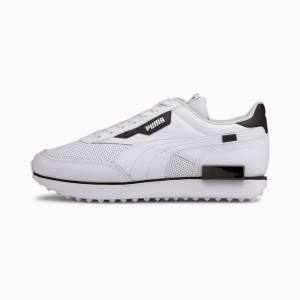 Adidași Puma Future Rider Contrast Barbati Albi Negrii | PM294SJD