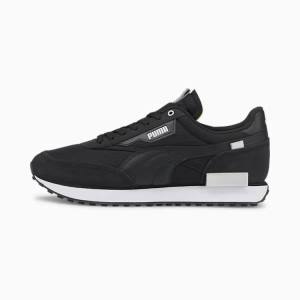 Adidași Puma Future Rider Tech Barbati Negrii Albi Argintii | PM357SLR