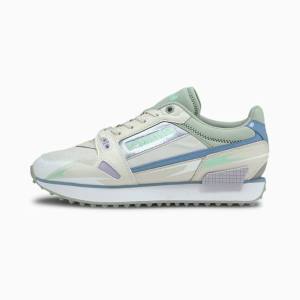 Adidași Puma Mile Rider Sunny Getaway Dama Gri Verzi | PM437IGW