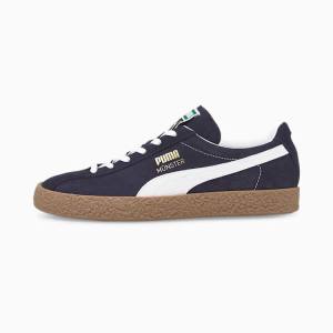 Adidași Puma Muenster Originali Barbati Bleumarin Albi | PM735KRZ