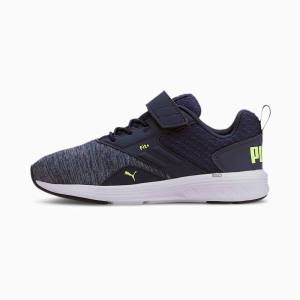 Adidași Puma NRGY Comet Preschool Fete Bleumarin Verzi Albi | PM956ETI