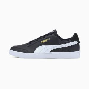 Adidași Puma PUMA Shuffle Barbati Negrii Albi Aurii | PM895BYW