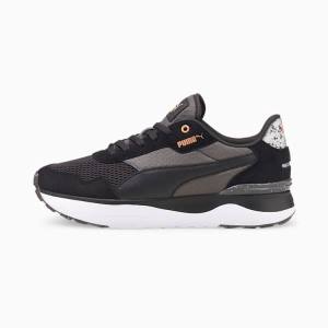 Adidași Puma R78 Voyage Better Dama Negrii Corai Roz | PM432RDQ