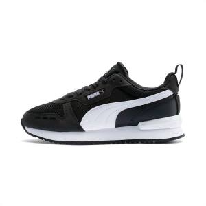 Adidași Puma R78 Youth Baieti Negrii Albi | PM782CBD