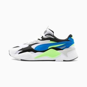 Adidași Puma RS-X3 Puzzle Soft Dama Albi Albastri | PM741OYR