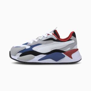 Adidași Puma RS-X Puzzle Fete Albi Albastri | PM792IEL