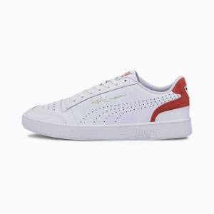 Adidași Puma Ralph Sampson Lo Perf Colour Dama Albi Rosii | PM723OGC