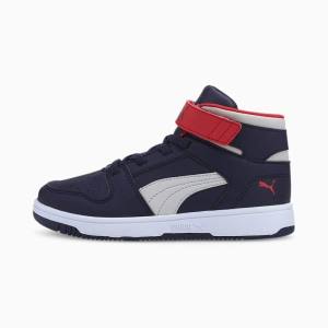 Adidași Puma Rebound Lay-Up SL V Baieti Bleumarin Gri Rosii | PM720YFG