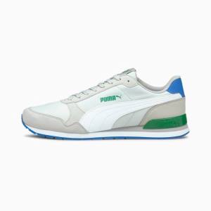 Adidași Puma ST Runner v2 NL Barbati Gri Albi Verzi Albastru Regal | PM340VRJ