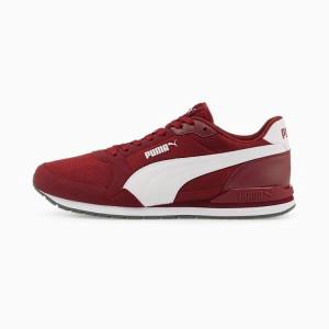 Adidași Puma ST Runner v3 Mesh Dama Maro Inchis Albi | PM329VXH