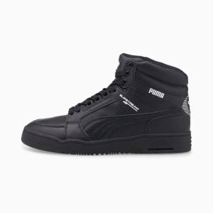 Adidași Puma Slipstream Mid-High Barbati Negrii Albi | PM304ZIY