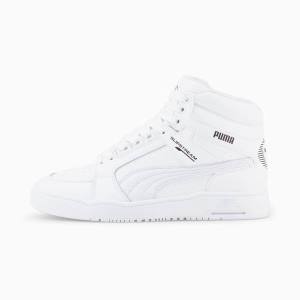 Adidași Puma Slipstream Mid-High Barbati Albi Negrii | PM586QYS