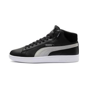 Adidași Puma Smash v2 Mid-High PureTEX High Tops Barbati Negrii Maro Albi | PM947RDI