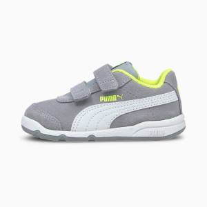 Adidași Puma Stepfleex 2 SD V Baieti Maro Albi Galbeni | PM523MSR