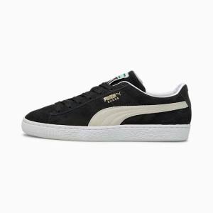 Adidași Puma Suede Classic XXI Dama Negrii Albi | PM109LMY