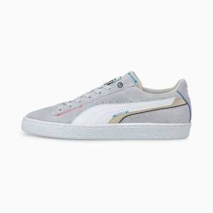 Adidași Puma Suede Displaced Barbati Albi | PM276PAI