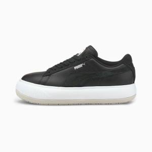 Adidași Puma Suede Mayu Mix Dama Negrii Albi | PM375FHD