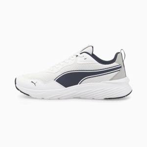 Adidași Puma Supertec Zero Dama Albi Bleumarin Albi | PM482YDG