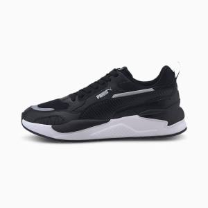 Adidași Puma X-Ray 2 Square Dama Negrii Albi | PM478JBI