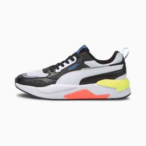 Adidași Puma X-Ray 2 Square Dama Negrii Albi Albastri Galbeni | PM768OWN